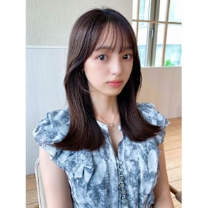 30代40代に人気！後れ毛かわいいくびれヘアシャギーレイヤー