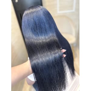 《鈴木茉奈》ネイビー/ダブルブリーチ/ケアブリーチ