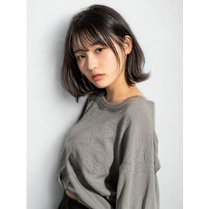 【feliceMICHI山口智也】ダークアッシュ 外ハネボブ