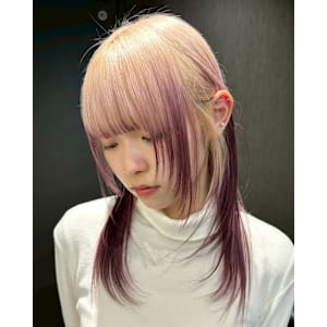 ルーツカラー　デザインカラー　ハイトーン　表参道/原宿 - Null 表参道本店 デザインカラー/ダブルカラー【ヌル】掲載中