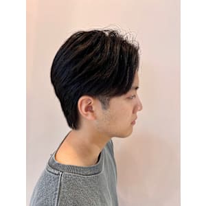 毛流れセンターパート