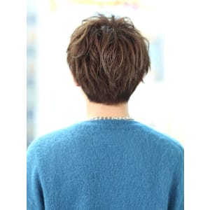 ソフトツイストスパイラルパーマ無造作マッシュイメチェン