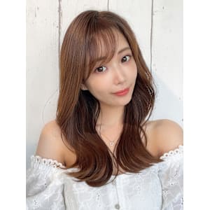 大人かわいいくびれヘアセミロング × ミルクティーベージュ - AFLOAT/L 錦糸町【アフロートエル】【アフロートエル キンシチョウ】掲載中