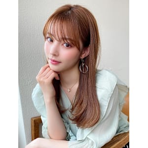 大人かわいいくびれヘアセミロング × ミルクティーベージュ - AFLOAT/L 錦糸町【アフロートエル】【アフロートエル キンシチョウ】掲載中