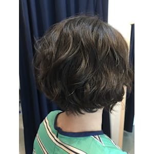 interlude.×ショート×ボブ×パーマ