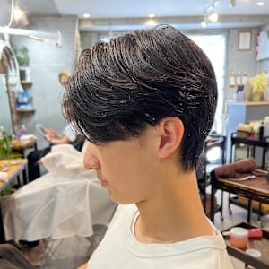 清潔感/ナチュラル/センターパート