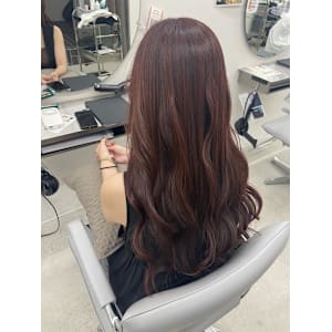 ピンクブラウンカラー