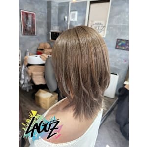 ミルクベージュ×うる艶質感の髪質改善♪ 茅ヶ崎ヘアアレンジ