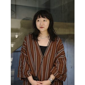 【田中結】ミディアム　ニュアンスパーマ