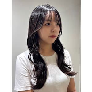 韓国風レイヤーカット/レイヤーカット/ロングレイヤー