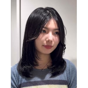 韓国風レイヤーカット/レイヤーカット/顔周りレイヤー