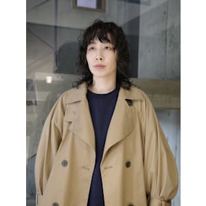 【田中結】ミディアムウルフ　クリープパーマ　ふわふわ