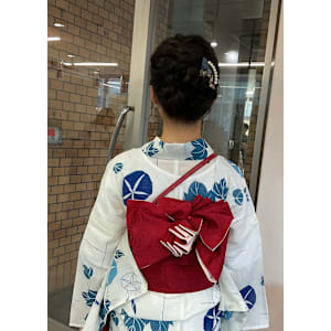浴衣着付ヘアアレンジ