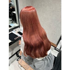 ピンクブラウンカラー