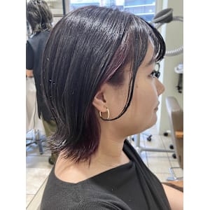 インナーカラー/ボブ