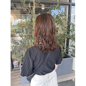 デジタルパーマ/ミディアムスタイル