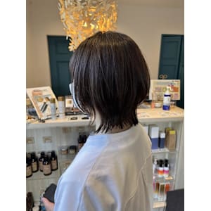 大人可愛いナチュラル外ハネボブ