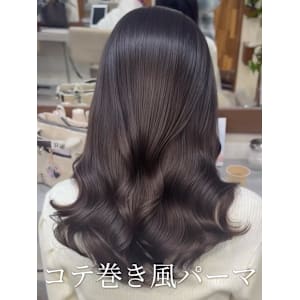 #韓国風パーマ#コテ巻き風パーマ #パーマロング#韓国へア