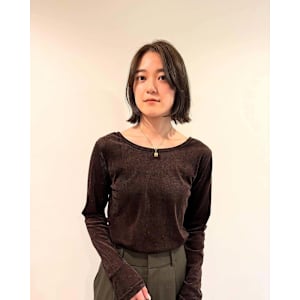 フラットボブ×フェイスレイヤー