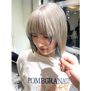 white × blue   design color - MIXSA FLARE【ミキサフレア】掲載中