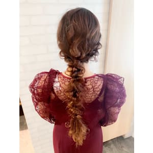 お呼ばれ☆編み下ろしアレンジ