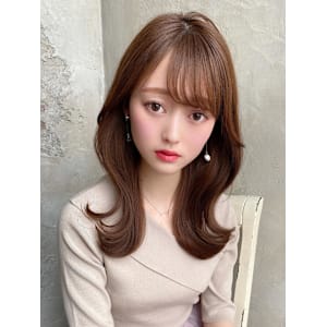 大人かわいいくびれヘアセミロング × ミルクティーベージュ - AFLOAT/L 錦糸町【アフロートエル】【アフロートエル キンシチョウ】掲載中