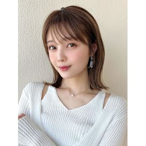 2wayバングでイメチェン顔まわりレイヤーのくびれヘアが人気 - AFLOAT/L 錦糸町【アフロートエル】【アフロートエル キンシチョウ】掲載中