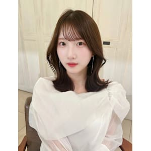 イメチェン髪質改善小顔美髪韓国風巻き前髪顔周りヘア