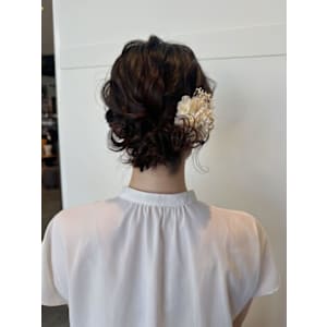 【ももか】浴衣ヘア☆ボブアレンジ