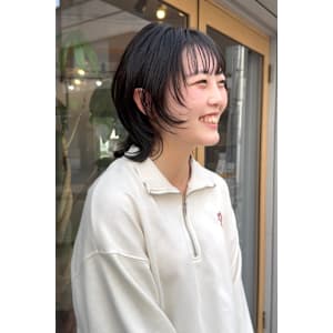 可愛さのあるショートウルフ