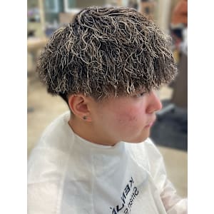 銀座メンズパーマ波巻きシャドウパーマツイストスパイラル無造作