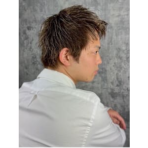 刈り上げないアップバング