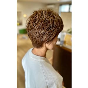 ショート×パーマ