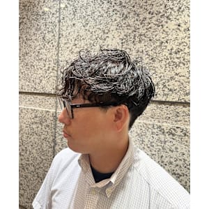 銀座　理容室　ビジネスパーマ　ナチュラルパーマ