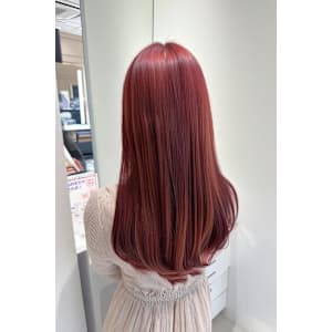 透明感カラー/ブリーチなしWカラー/髪質改善/伊勢原