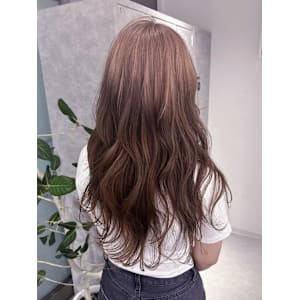 【Nanaka】ルーツカラー/ピンクベージュ/デザインカラー