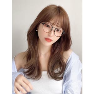 大人かわいいくびれヘアセミロング × ミルクティーベージュ - AFLOAT/L 錦糸町【アフロートエル】【アフロートエル キンシチョウ】掲載中