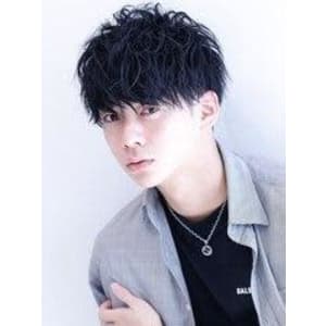 前下がりスウィート無造作マッシュ