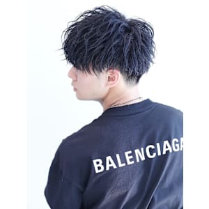 前下がりスウィート無造作マッシュ