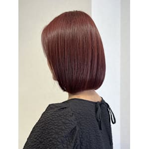 ブリーチなしで出来る暖色カラー♪