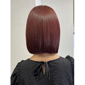 ブリーチなしで出来る暖色カラー♪