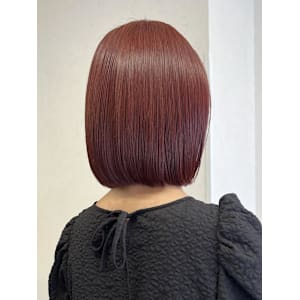 ブリーチなしで出来る暖色カラー♪