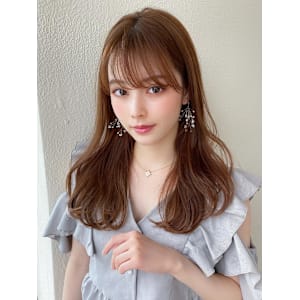 暗髪でも出せるこなれ感フェイスレイヤー×ナチュラルセミロング - AFLOAT/L 錦糸町【アフロートエル】【アフロートエル キンシチョウ】掲載中