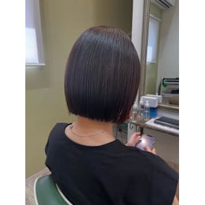 ブラウン/お洒落カラー/ミニボブ