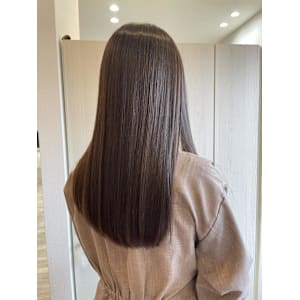 秋色/ストレートヘア/艶ヘア