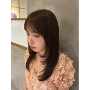 ロングレイヤーカット【イルミナカラー/髪質改善】