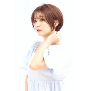 【20代30代】ナチュラルショート/アプリコットオレンジ