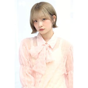 【20代30代40代】☆ミニボブ/くすみベージュ☆