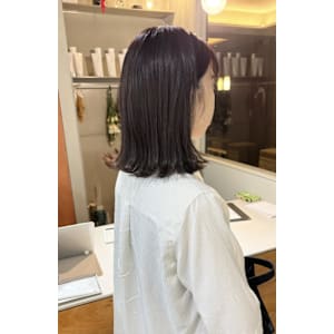 《花屋併設》ダークグレージュ　透明感