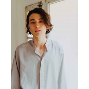 メンズミディアムパーマ